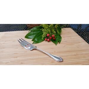 Vintage cutlery Wallace Silver Plated Cake Fork, Elegant Wedding Serving Piece